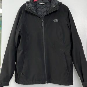Black North Face Thermoball liner/DryVent outer jacket